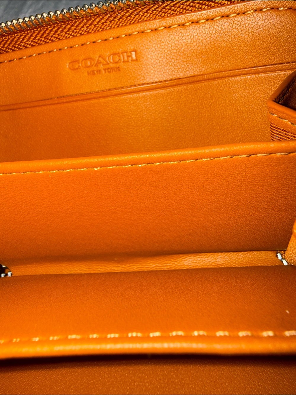 Small Zip Around Card Case - Picture 3 of 7
